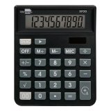 Calculatrice de bureau liderpapel xf20 10 chiffres   solaire et piles 127x105x24   mm coloris noir