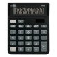 Calculatrice de bureau liderpapel xf20 10 chiffres   solaire et piles 127x105x24   mm coloris noir