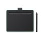 Tablette graphique Wacom INTUOS M BLUETOOTH - Tablette graphique Bluetooth avec stylet 4k - Pistache