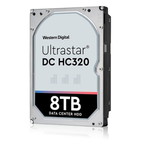 Western Digital Ultrastar DC HC320 disco duro interno 8 TB 7200 RPM 256 MB 3.5" Serial ATA III