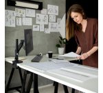 Ergotron NX Series NX MONITOR ARM BLACK 86,4 cm (34") Bureau Noir