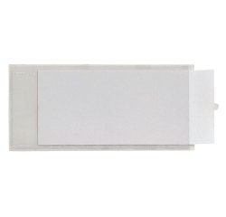 Portaetichette adesivo Iesti A4 - 65 x 140 mm - trasparente - Sei Rota - conf. 10 pezzi
