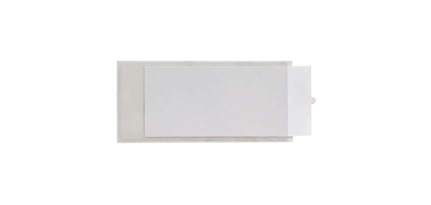 Portaetichette adesivo Iesti A4 - 65 x 140 mm - trasparente - Sei Rota - conf. 10 pezzi