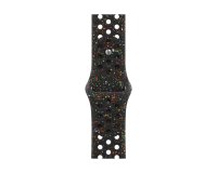 Apple MG9Y4ZM/A accessoire intelligent à porter sur soi Bande Noir Aluminium, Fluoroélastomère