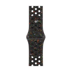 Apple MG9Y4ZM/A accessoire intelligent à porter sur soi Bande Noir Aluminium, Fluoroélastomère