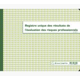 Registre évaluation des riques professionnels format 24x32cm, 60 pages 6617E