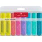Surligneur faber-castell textliner tl1546              pochette de 8 coloris pastel