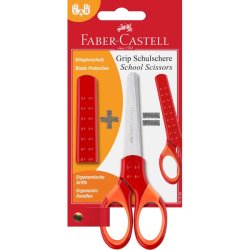Faber-Castell 181550 stationery/craft scissors Universal Straight cut Red