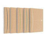 Cahier Oxford touareg integrale 210x297 180pages recycle ligne 7mm assorti