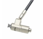 DICOTA D31887 câble antivol Noir, Argent 2 m