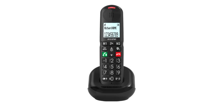 Alcatel XL685 Duo EWE Analog telephone Caller ID Black