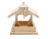 Kit mangeoire en bois + colle - 12 x 14,5 x 11,5 cm - 1 pc  - 1 color