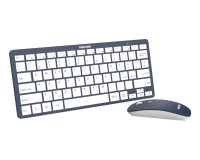 Pantone PT-KB09N tastiera Mouse incluso Casa RF Wireless QWERTY Italiano Blu marino