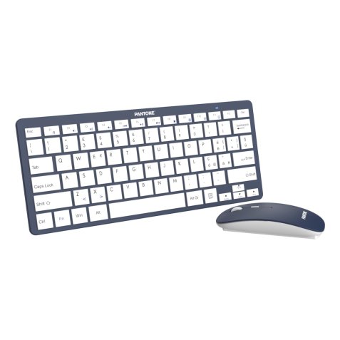 Pantone PT-KB09N keyboard Mouse included Home RF Wireless QWERTY Italian Navy