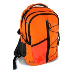 Neon SCH0002 backpack Casual backpack Black, Orange Polyester