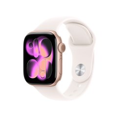 Apple Watch Series 11 OLED 42 mm Numérique 374 x 446 pixels Écran tactile 5G Or rose Wifi GPS (satellite)
