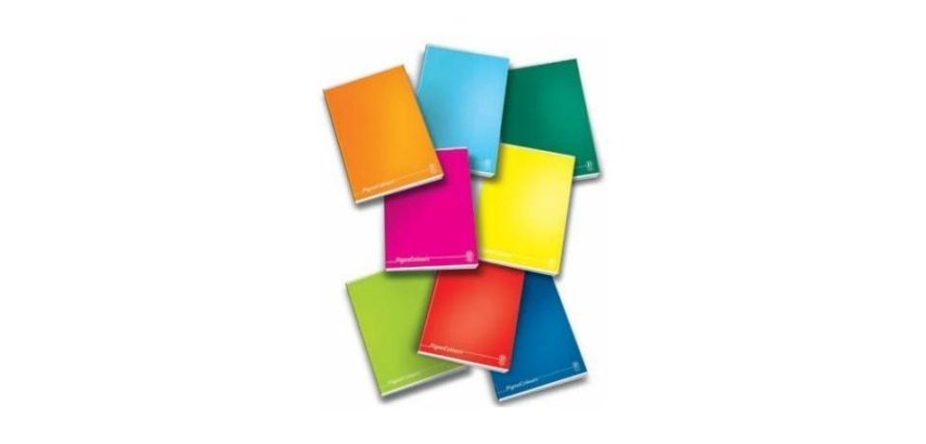 Pigna Colours writing notebook A5 40 sheets Multicolour