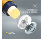Varta Longlife, Batteria Alcalina, AAA, Micro, LR03, 1.5V, Blister da 4, Made in Germany