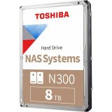 Toshiba N300 NAS disco duro interno 8 TB 7200 RPM 256 MB 3.5" Serial ATA III