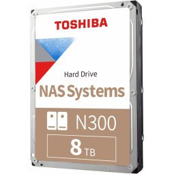 Toshiba N300 NAS disque dur 8 To 7200 tr/min 256 Mo 3.5" Série ATA III