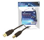 MediaRange MRCS101 câble USB 1,8 m USB A USB B Noir