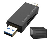 DLH DY-TU5315 lecteur de carte mémoire USB 3.0 Type-A/Type-C Noir