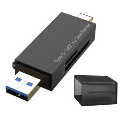 DLH DY-TU5315 lecteur de carte mémoire USB 3.0 Type-A/Type-C Noir