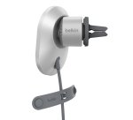 Belkin BoostCharge Pro Téléphone portable Gris Allume-cigare Recharge sans fil Auto