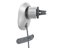Belkin BoostCharge Pro Téléphone portable Gris Allume-cigare Recharge sans fil Auto