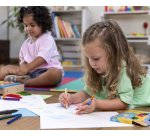 Crayon cire jovi jumbo easy grip coloris assortis pot 72  unites + 2 taille-crayons