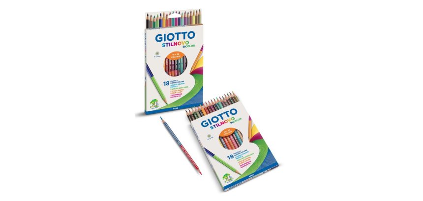 Giotto Stilnovo Bicolor Multicolore 18 pz