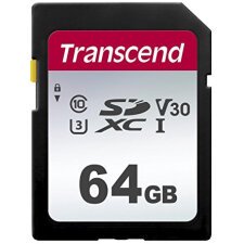 Transcend TS64GSDC300S mémoire flash 64 Go SDXC NAND Classe 10