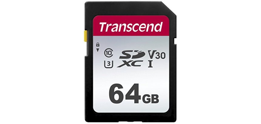 Transcend TS64GSDC300S mémoire flash 64 Go SDXC NAND Classe 10
