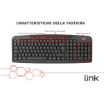 LINK LKTAST05 Tastiera Multimedia USB [Layout Italiano]
