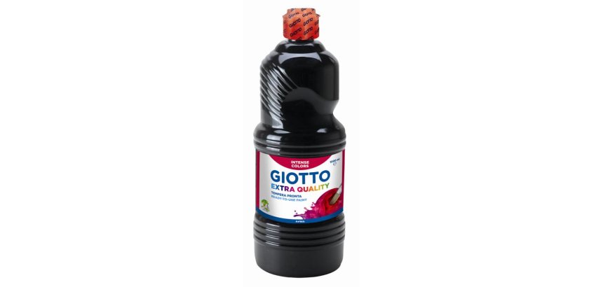 Gouache giotto flacon 1l coloris noir