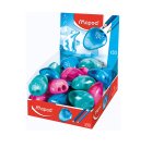 Taille-crayon maped i-gloo réservoir 2 usages coloris assortis présentoir 30 unités