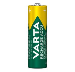 Varta Recharge Accu Power AA 2600 mAh Blister da 2 (Batteria NiMH Accu Precaricata, Mignon, batteria ricaricabile, pronta all'uso)