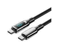 Vention Cable USB 2.0 Tipo-C 5A 100W TAYBAV/ USB Tipo-C Macho - USB Tipo-C Macho/ 1.2m/ con Pantalla