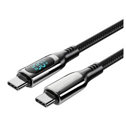 Vention Cable USB 2.0 Tipo-C 5A 100W TAYBAV/ USB Tipo-C Macho - USB Tipo-C Macho/ 1.2m/ con Pantalla