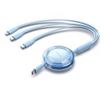 Vention TRKSBE cable USB USB 2.0 1,1 m USB C USB C/Lightning 100 W Azul