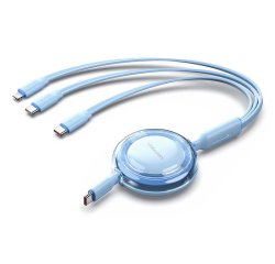 Vention TRKSBE cable USB USB 2.0 1,1 m USB C USB C/Lightning 100 W Azul