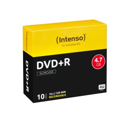 Intenso DVD+R 4.7 GB 16x 4,7 GB 10 pz