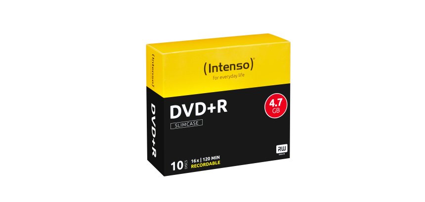 Intenso DVD+R 4.7 GB 16x 4,7 GB 10 pz