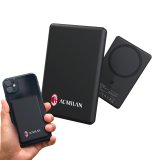 Techmade TM-WWQ73-MIL batteria portatile Polimeri di litio (LiPo) 5000 mAh Carica wireless Nero