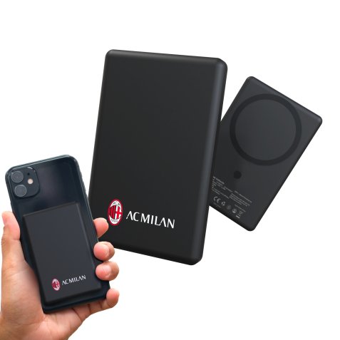 Techmade TM-WWQ73-MIL power bank Lithium Polymer (LiPo) 5000 mAh Wireless charging Black