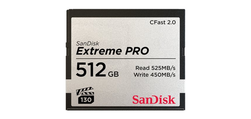 SanDisk Extreme Pro 512 GB CFast 2.0