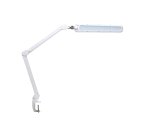 MAULcraft LED Desk Lamp, Table Clamp, Adjustable Intensity, White