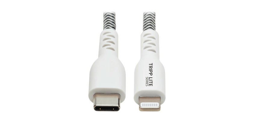 Tripp Lite M102-003-HD cavo Lightning 0,91 m Nero, Bianco