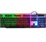 The G-Lab Keyz Neon teclado Juego USB QWERTY Español Negro