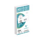 Paquet de 50 Enveloppes Blanches DL-110x220mm - Auto-Adhésives - 80g/m2 - Fenêtre Papier Cristal de 45x100 (position 20/20) - Blanc